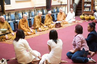 Monks at Bunja Thai