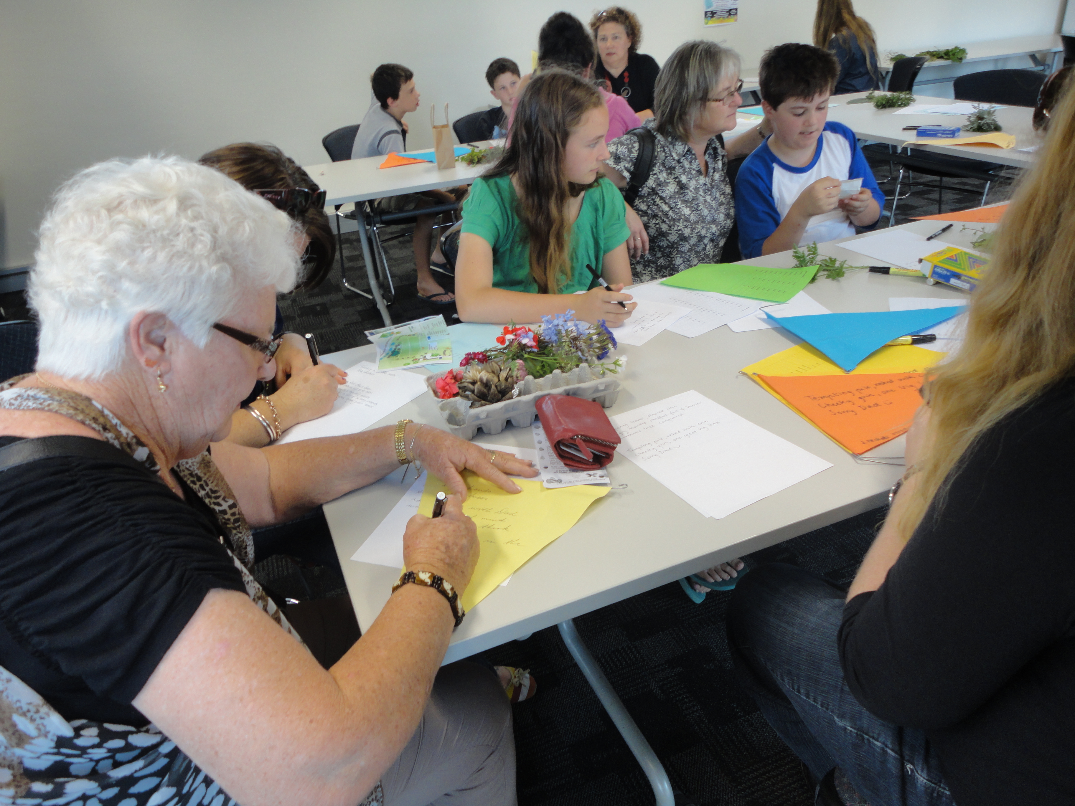 Great writing session at Peppergreen farm, Bendigo